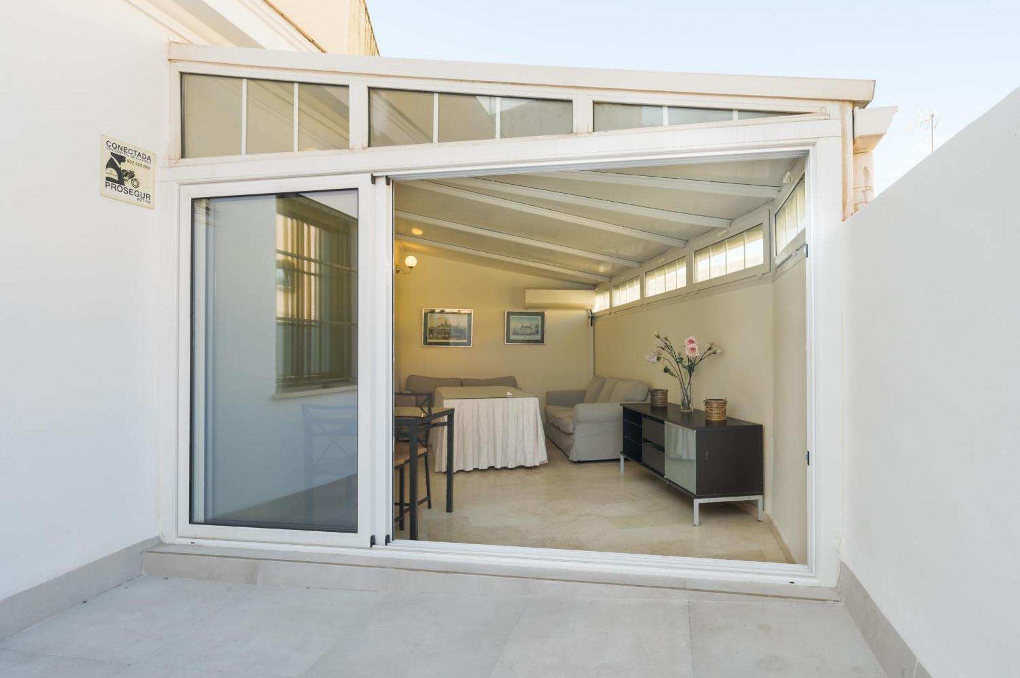 Wide With Terrace & Parking- 3Bd 2Bth- Alfalfa Sevilla Buitenkant foto