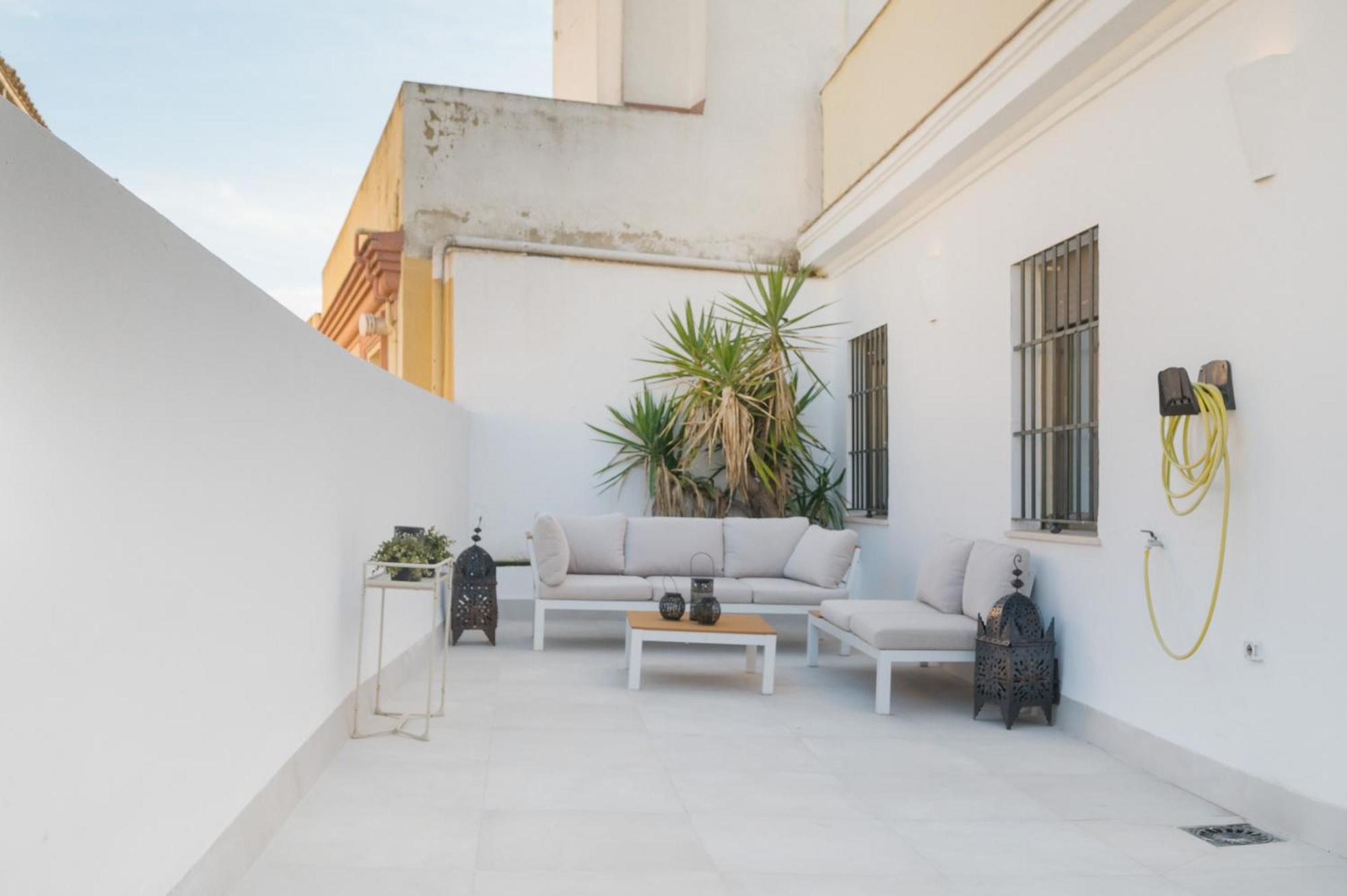 Wide With Terrace & Parking- 3Bd 2Bth- Alfalfa Sevilla Buitenkant foto